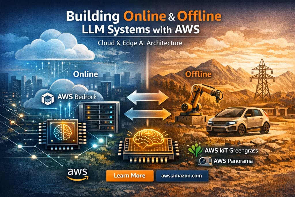 Building Online & Offline LLM Systems with AWS